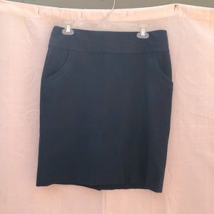 Banana Republic Stretch Career Skirt Navy Blue Size 6